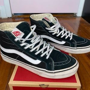 Black and White High Top Sneakers